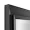 Black Framed Rectangle Decorative Beveled Edge Wall Mirror - 26" x 32"